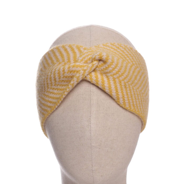 6006513- Knitted Headband- Mustard-Zelly