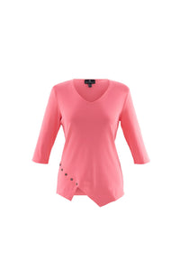 6069 Marble Top - Watermelon Pink