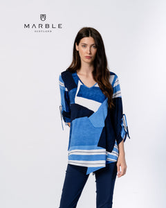 6192 Marble Tunic - Blue
