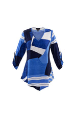 Load image into Gallery viewer, 6192 Marble Tunic - Blue