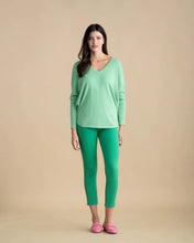 Load image into Gallery viewer, 7010- Marble Star Knit Jumper- Green
