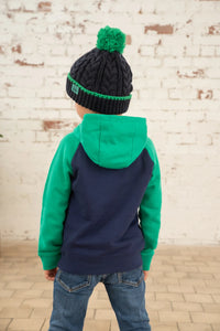Green Tractor Hoody - Little Lighthouse