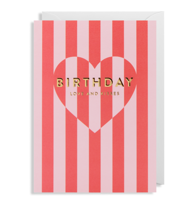 Birthday Love and Kisses - Greeting Card