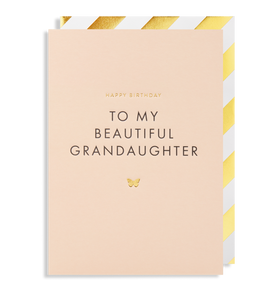 Happy Birthday Grandaughter - Greeting Card