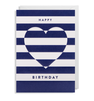 Happy Birthday ( Stripe) - Greeting Card