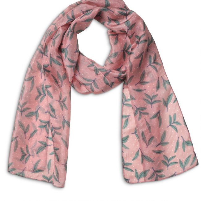 Honeysuckle Pink Silk Scarf -Quintessential
