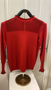 974 Fransa Knitted Jumper- Chili Pepper