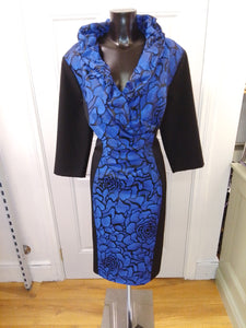 Personal choice dress - black/royal blue