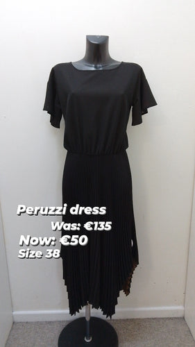 W19503 Peruzzi Pleated Skirt Dress