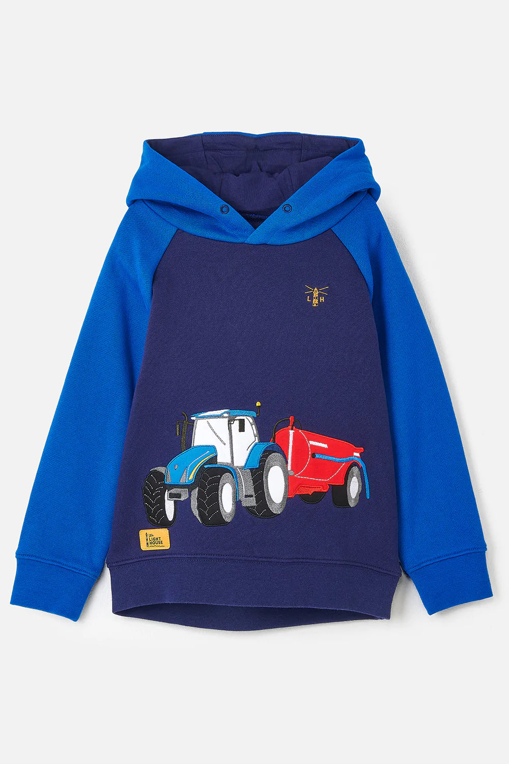 Blue Tractor Hoody - Little Lighthouse