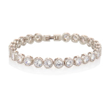 Load image into Gallery viewer, Danna Silver Tennis Bracelet- Knight &amp; Day Jewellery