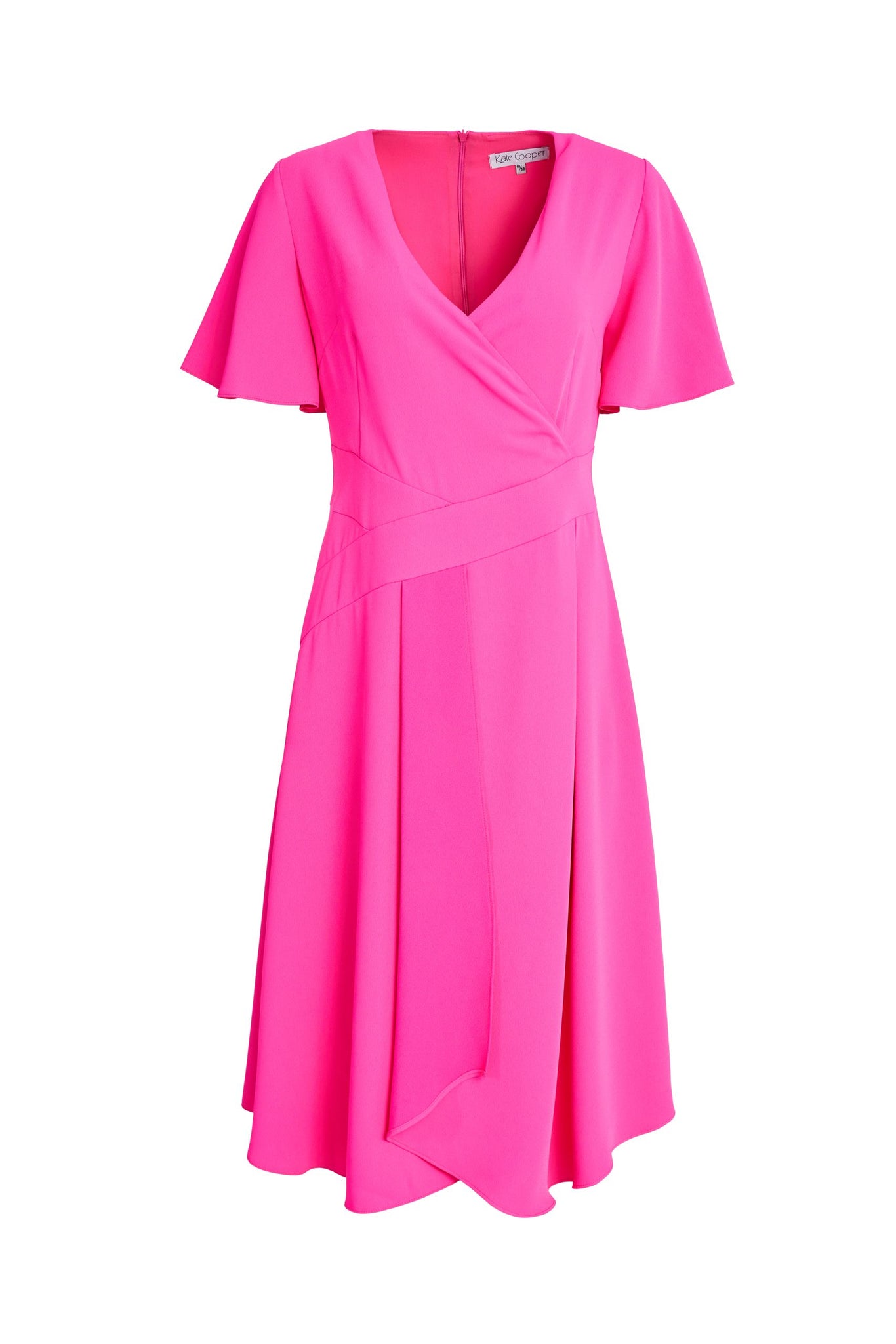Topshop pink wrap dress hotsell