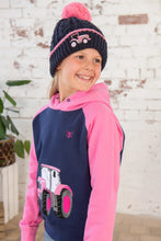 Load image into Gallery viewer, Pink Tractor Hoody - Little Lighthouse