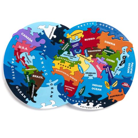 MAP OF THE WORLD JIGSAW PUZZLE