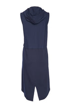 Load image into Gallery viewer, 114- Jersey Gilet w/ Contrast Panels Navy- Naya