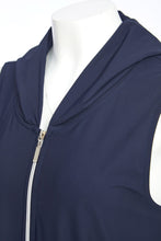 Load image into Gallery viewer, 114- Jersey Gilet w/ Contrast Panels Navy- Naya