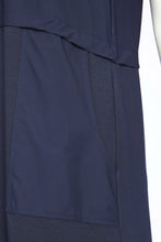 Load image into Gallery viewer, 114- Jersey Gilet w/ Contrast Panels Navy- Naya
