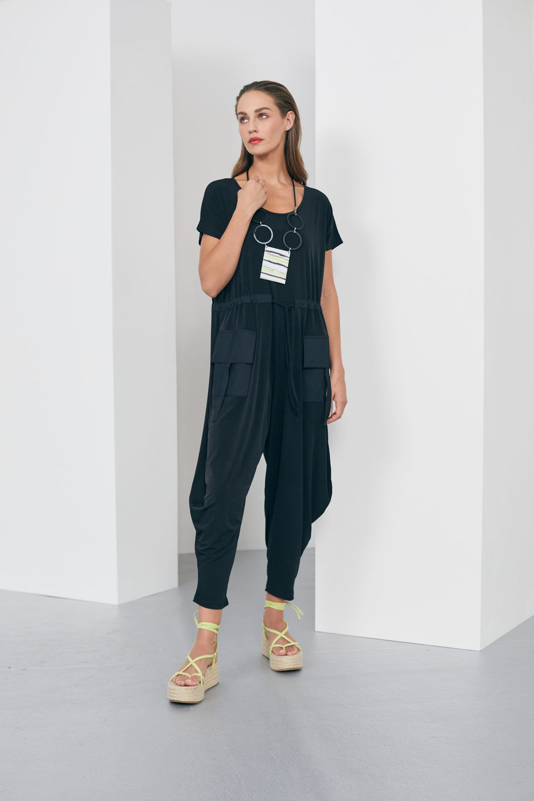 265- Jersey Jumpsuit w/ Pockets- Naya