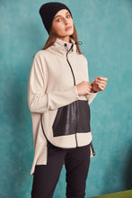 Load image into Gallery viewer, 198 Sporty Top with Contrast Zip/Trim