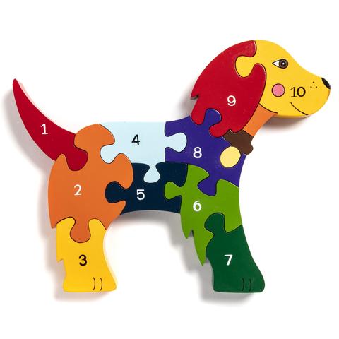 NUMBER DOG JIGSAW PUZZLE