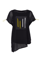 Load image into Gallery viewer, 121 Top w/ Colour strips trims- Ora