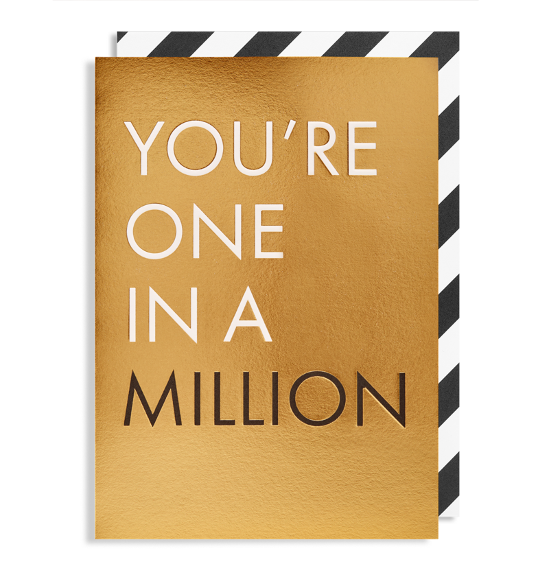 One in a Million - Greeting Card