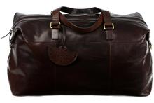 Brown Overnight Bag - Tinnakeenly Leathers