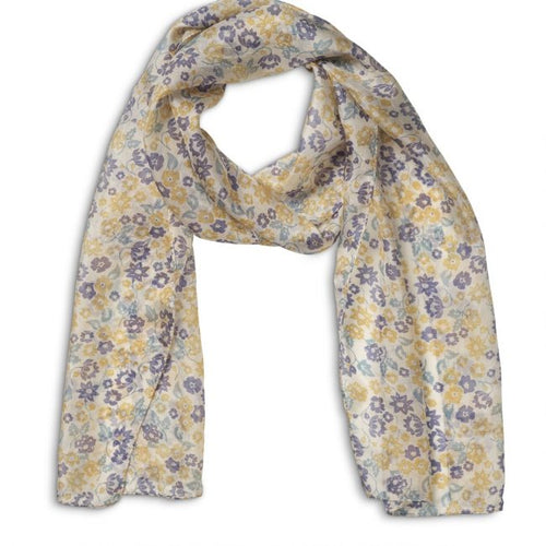 Perazzo Blue Silk Scarf -Quintessential