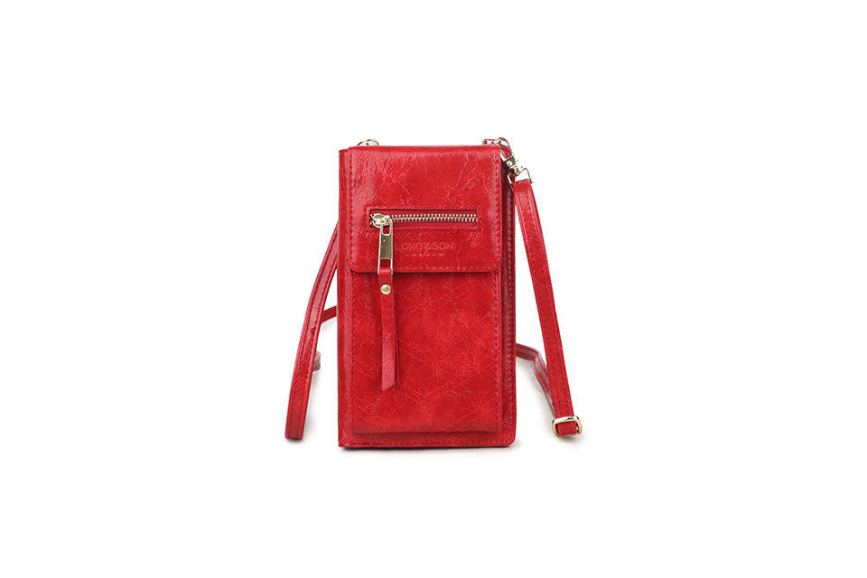 Q002 -Iphone Wallet - Red