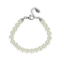 Load image into Gallery viewer, Faux Pearl Single Strand Bracelet- Knight &amp; Day Jewellery