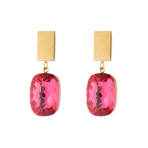 Zaria Raspberry Pink Earrings- Knight & Day Jewellery