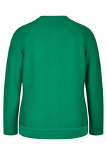 Load image into Gallery viewer, 321523-Green Zip Cardigan - Rabe