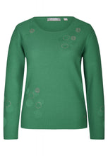 Load image into Gallery viewer, 321606- Green Diamonte Jumper- Rabe