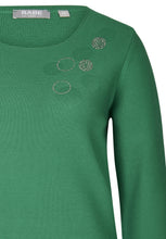 Load image into Gallery viewer, 321606- Green Diamonte Jumper- Rabe