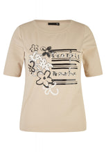 Load image into Gallery viewer, 514302- Tan Print Top- Rabe