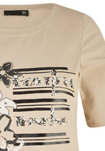 Load image into Gallery viewer, 514302- Tan Print Top- Rabe