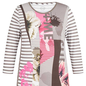 114350- Pink/Mink Top - Rabe