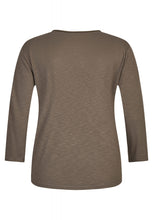 Load image into Gallery viewer, 514305- Taupe Print Top - Rabe
