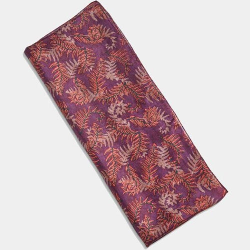 Velda Plum Silk Scarf -Quintessential