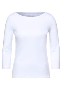 317389- Cecil Basic Top- White