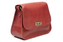 Load image into Gallery viewer, Red Biker Bag - Tinnakeenly Leathers