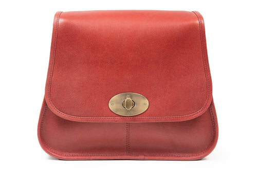 Red Biker Bag - Tinnakeenly Leathers