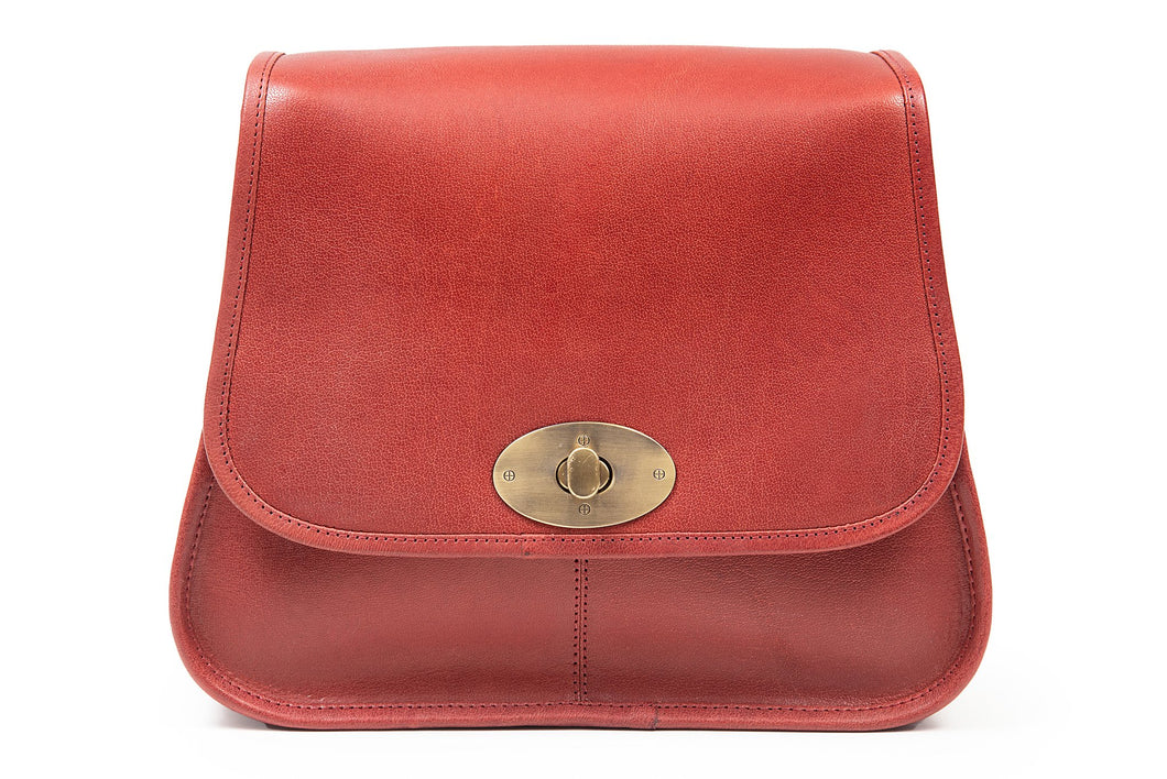 Red Biker Bag - Tinnakeenly Leathers