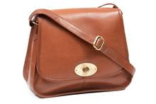 Tan Biker Bag - Tinnakeenly Leathers