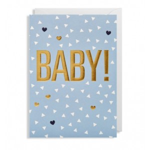 BABY! (Blue) - Greeting Card