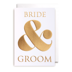 Bride & Groom - Greeting Card
