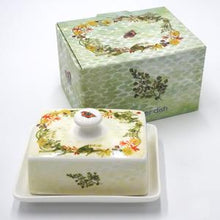 Load image into Gallery viewer, Annabel Langrish Wildflowers Butter Dish