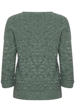 Load image into Gallery viewer, 0731- Green knitted sweater- Fransa