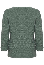 Load image into Gallery viewer, 0731- Green knitted sweater- Fransa