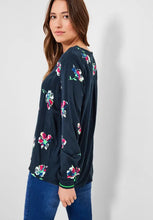 Load image into Gallery viewer, 343788- Printed Blouse-Navy-Cecil